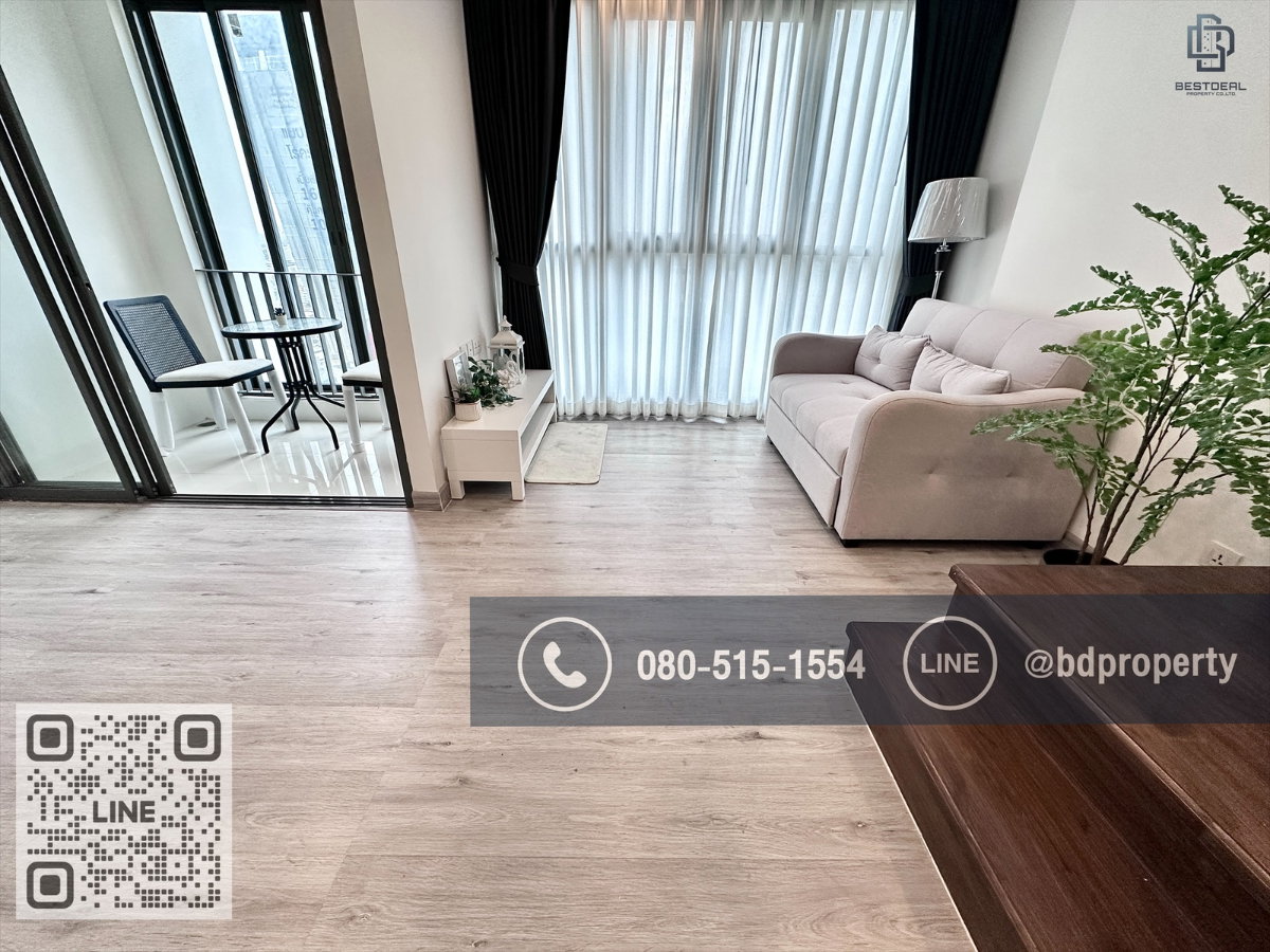 รูป Bestdeal ให้เช่า Duplex 2 Bed ห้องสวย Fully Furnished พร้อมเข้าอยู่ ราคา 27,000 เดือนเท่านั้น ใกล้MRT และ เซ็นทรัลพระราม 9 เพียง 80 ม. - รูปที่ 6/20