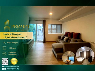 เช่าบ้านเดี่ยว ม.รามคำแหง 2 : IJ04350 - Indy 2 Bangna - Ramkhamhaeng 2 : MegaBangna 