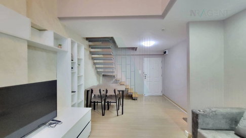 🎊 ให้เช่าคอนโด ซูม คอนโด อาคาร A ชั้น 6 Duplex ขนาด 53.00 ตรม ใกล้ ม.กรุงเทพ