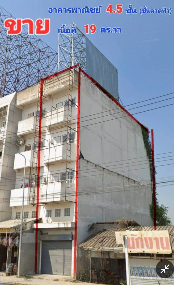 รูป ขายอาคารพาณิชย์ 4 ชั้น ติดถนนกาญจนาภิเษก บางบัวทอง ต.ลำโพ ใกล้สารสาสน์วิเทศบางบัวทอง เหมาะทำออฟฟิศ-ค้าขาย - รูปที่ 2/9