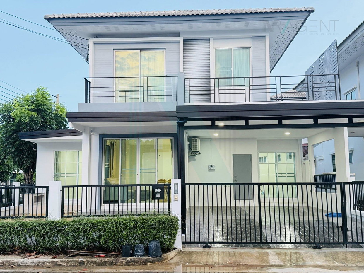รูป ขายบ้านแฝด กรูฟวิลล์ บางนา 2 ชั้น 3 ห้องนอน 3 ห้องน้ำ - รูปที่ 1/8