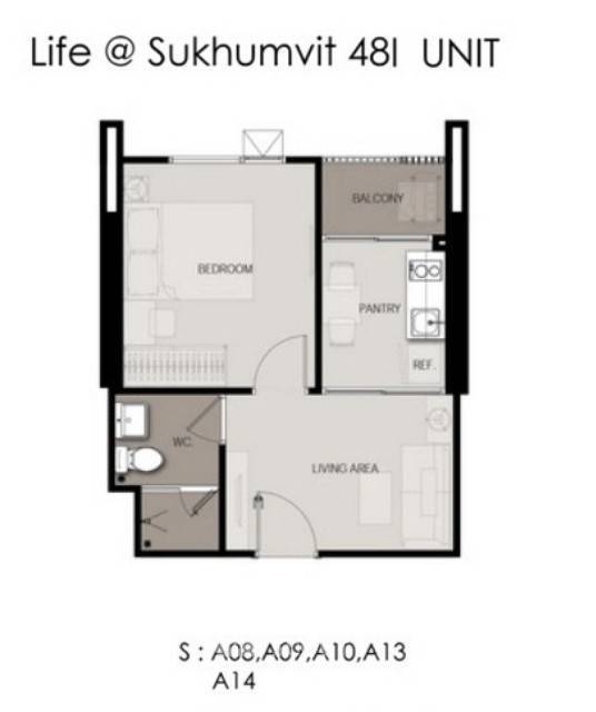รูป คอนโด 1 ห้องนอน ชั้น 29 Life Sukhumvit 48 ใกล้ BTS พระโขนง (ID 511815) - รูปที่ 11/11