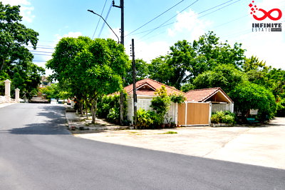 บ้านเดี่ยว ถนนรัชดา-รามอินทรา : ขายบ้านเดี่ยว 1 ชั้น 45 ตรว. ประเสริฐมนูกิจ 42 หลังมุม สไตล์มินิมอล หมู่บ้านสราญรมย์ ใกล้แยกเกษตร–นวมินทร์ 