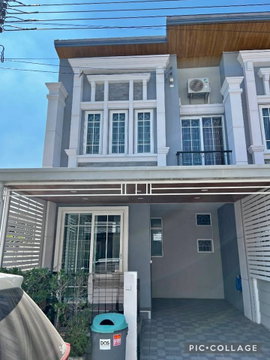 R3089 ให้เช่าทาวน์โฮม 2 ชั้น หลังมุม Golden Town สุขุมวิท- ลาซาล ซอยวัดด่านสำโรง (ว่างค่ะ) ใกล้ BTS สำโรง