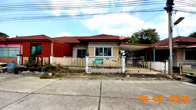 บ้านเดี่ยว ชลบุรี : บ้านเดี่ยว 35.4 ตร.วา ชาญสมร ศรีราชา ชลบุรี 1.4M