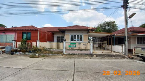 บ้านเดี่ยว 35.4 ตร.วา ชาญสมร ศรีราชา ชลบุรี 1.4M