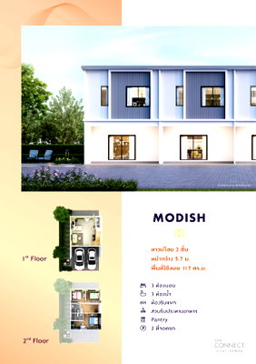 ขายทาวน์โฮม : ขายด่วน! ซื้อตรงกับโครงการ! เดอะ คอนเนค บางนา-วงแหวน
