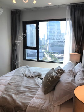 🏢ให้เช่า ห้องหรู Life One Wireless ชั้นสูงวิวCentral Embassy ห้องกว้างเฟอร์ครบ ใกล้ BTS เพลินจิต🏙