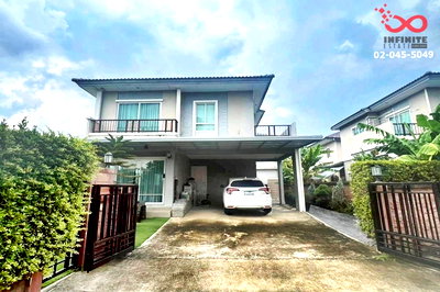 ขายบ้านเดี่ยว : ขายบ้านเดี่ยว 2 ชั้น 54 ตร.ว. ภัสสร เพรสทีจ จตุโชติ - วัชรพล ใกล้ทางพิเศษฉลองรัช