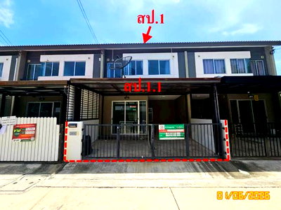 Townhouses for sale Phra Samut Jadee Samut Prakarn : TOWN HOUSE 17.4 Sq.w. Phra Samut Jadee Samut Prakarn for 2M
