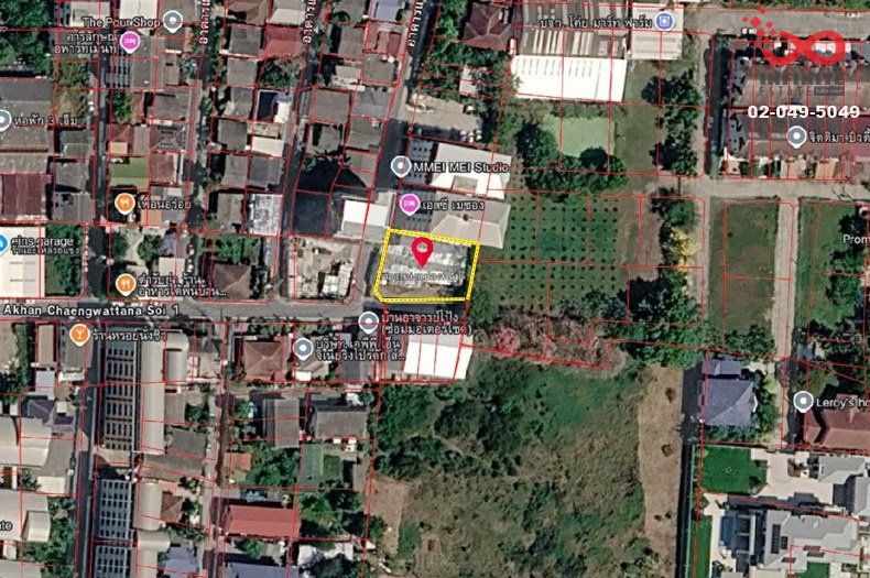 รูป ขายที่ดิน 162 ตร.ว. แจ้งวัฒนะ – ปากเกร็ด 26 ใกล้เซ็นทรัลแจ้งวัฒนะ แปลงมุม ใกล้รถไฟฟ้าสายสีชมพู - รูปที่ 5/5