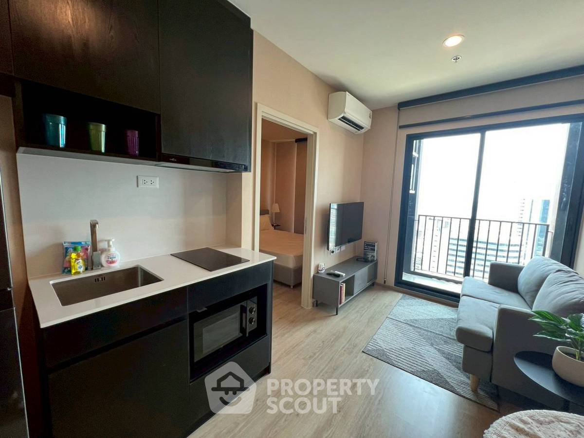 รูป คอนโด 1 ห้องนอน 27 ตร.ม. ชั้น 33 ที่ Nue District R9 ใกล้ MRT พระราม 9 (200 ม.) (ID 3062918) - รูปที่ 2/7