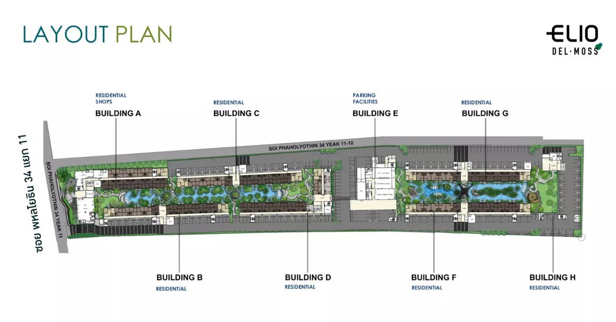 รูป ขาย Elio Del Moss พหลโยธิน 34 - 1 Bed, ใกล้ BTS เกษตร/เสนา, เฟอร์ Built-in ครบ, พร้อมเครื่องซักผ้า ตู้เย็น - รูปที่ 14/14