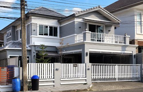 รูปภาพ 🏡✨ ให้เช่าบ้านเดี่ยว 2 ชั้น พร้อมอยู่ – เรสซิเด้นซ์พาร์ค ชวนชื่น ซิตี้ 📍 ทำเลเชื่อมต่อ รามอินทรา • วัชรพล • คู้บอน
