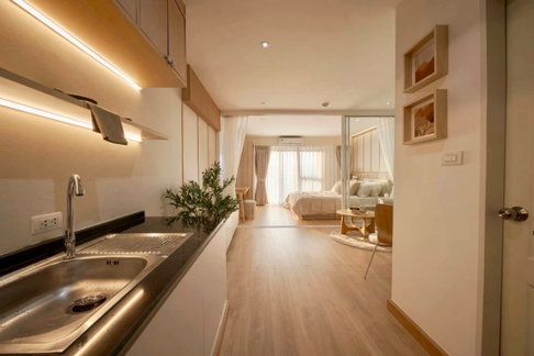 R245 🏡🌿 ขายคอนโด The Peak ห้วยขวาง ใกล้ MRT ห้วยขวาง Japandi Luxury วิวสวน เพียง 1.99 ล้านบาท