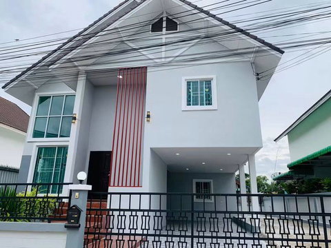 ปล่อยเช่าบ้านเดี่ยว วอเตอร์ไซด์ บ่อวิน ทำเลดี ใกล้นิคมอุตสาหกรรม