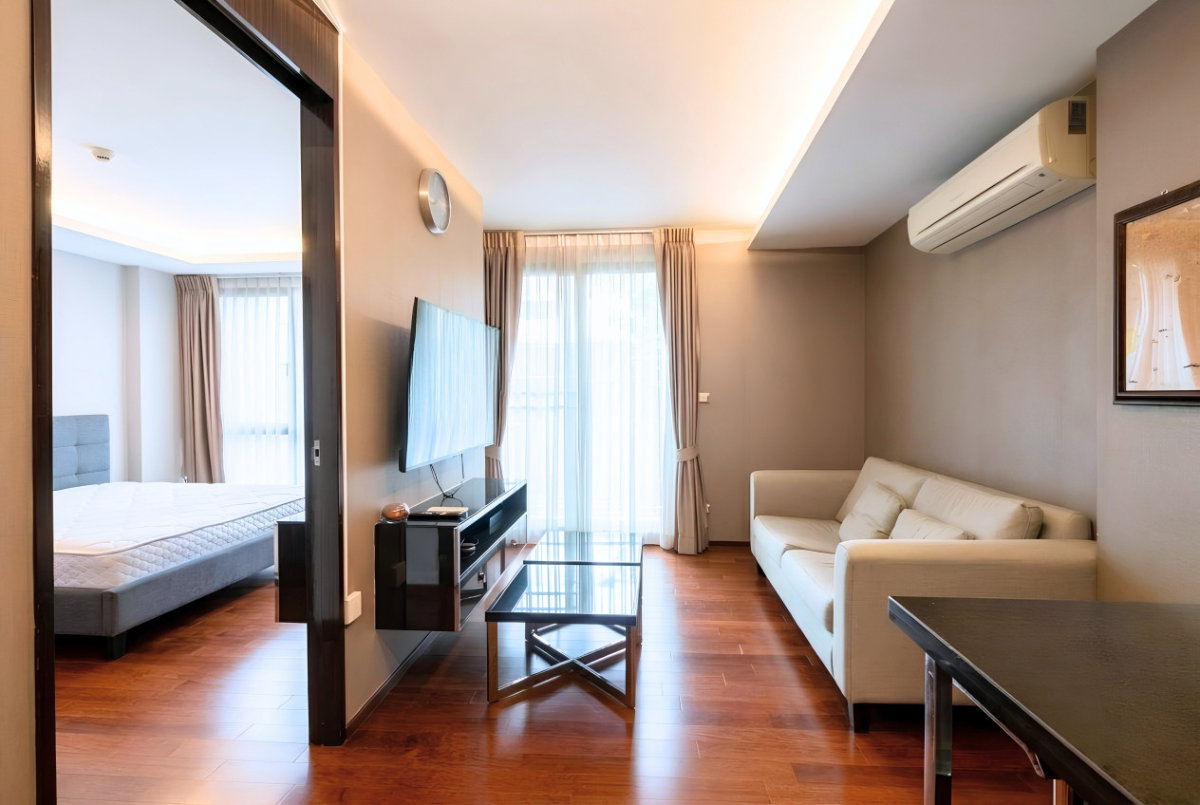 รูป 🔥 The Address Sukhumvit 61 ห้องใหญ่ 46 ตร.ม. ใกล้ BTS เอกมัย เพียง 30,000 บาท ✨ ทำเลเอกมัย–ทองหล่อ เงียบสงบ ใกล้สุขุมวิท พร้อมเข้าอยู่ 🏙️ - รูปที่ 6/7
