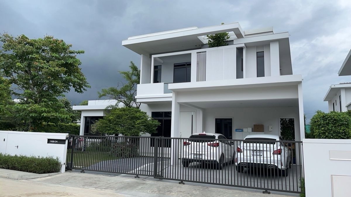 รูป 🏡✨ ให้เช่าบ้านเดี่ยวหรู | มัณฑนา 100+ กาญจนาฯ–บางบอน 5 📍 บ้านแปลงมุม ทิศใต้ รับลมดี พร้อมเฟอร์นิเจอร์และเครื่องใช้ไฟฟ้าระดับ Premium - รูปที่ 1/14