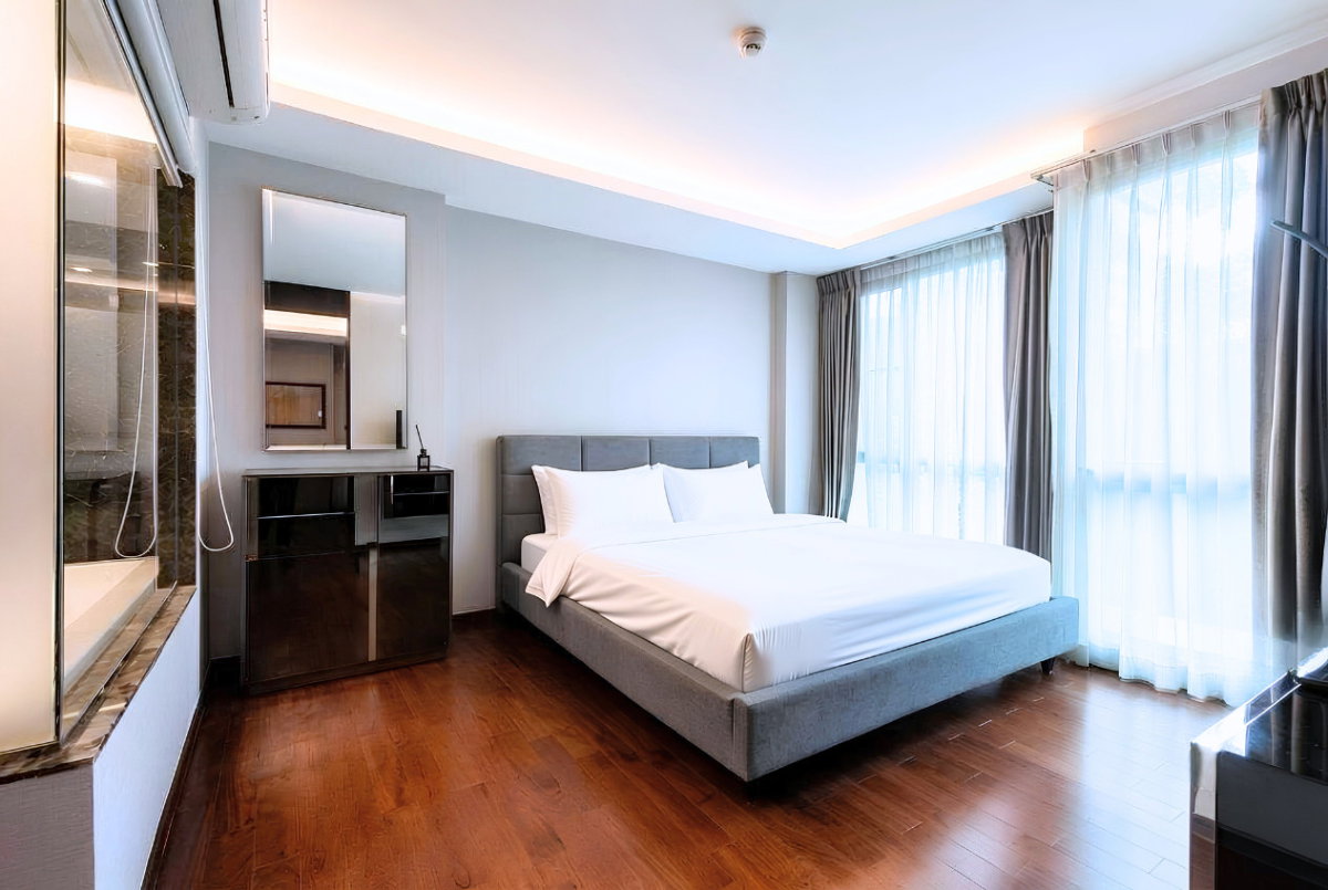 รูป 🔥 The Address Sukhumvit 61 ห้องใหญ่ 46 ตร.ม. ใกล้ BTS เอกมัย เพียง 30,000 บาท ✨ ทำเลเอกมัย–ทองหล่อ เงียบสงบ ใกล้สุขุมวิท พร้อมเข้าอยู่ 🏙️ - รูปที่ 2/7