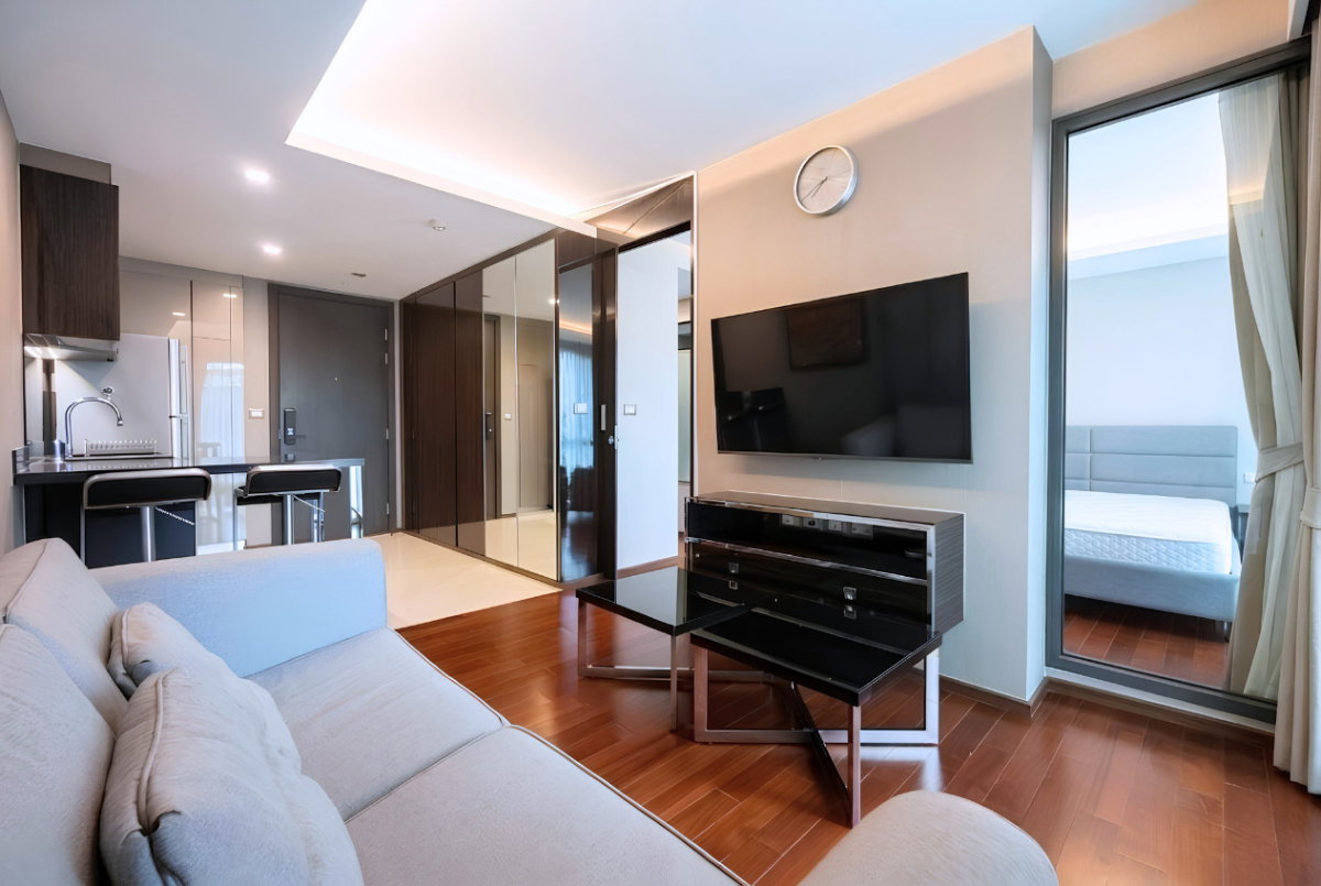 รูป 🔥 The Address Sukhumvit 61 ห้องใหญ่ 46 ตร.ม. ใกล้ BTS เอกมัย เพียง 30,000 บาท ✨ ทำเลเอกมัย–ทองหล่อ เงียบสงบ ใกล้สุขุมวิท พร้อมเข้าอยู่ 🏙️ - รูปที่ 4/7