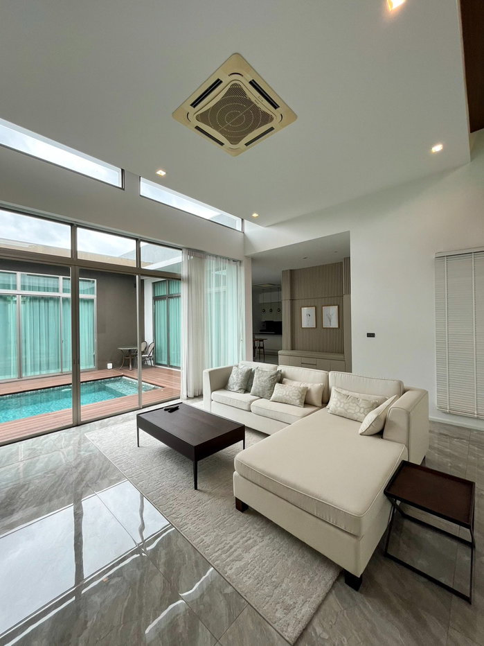 รูป บ้านหรูทำเลเด่น ใกล้สนามบิน และโรงเรียนนานาชาติ พร้อมเข้าอยู่ #AHD-V0137 - รูปที่ 5/23