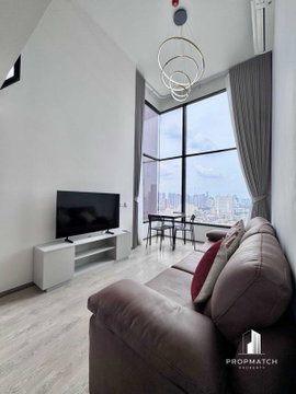 PM035865 ✨Flash Deal ✨ SOHO Bangkok Ratchada (2Bed 1Bath 48 SQM.) พร้อมอยู่ ! เพียง 38,000 บาทต่อเดือน Tel.0981315848 @propmatch
