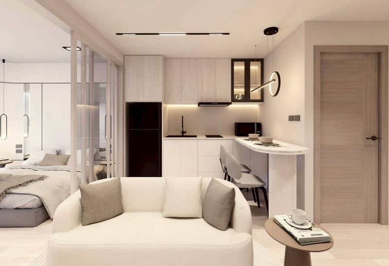รูป ขาย Chomdoi Square เชียงใหม่ คอนโดห้องสวยสไตล์ **Modern Luxury** ออกแบบอย่างพิถีพิถันในโทนอบอุ่น CH-4 - รูปที่ 17/18