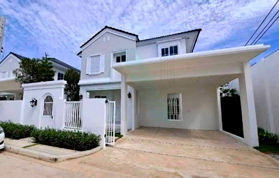 บ้านเดี่ยว บ.เอ็มเค เรสโตรองต์ กรุ๊ป : ขายบ้านเดี่ยว โครงการ ชัยพฤกษ์ บางนา กม.15 2 ชั้น 3 ห้องนอน 3 ห้องน้ำ