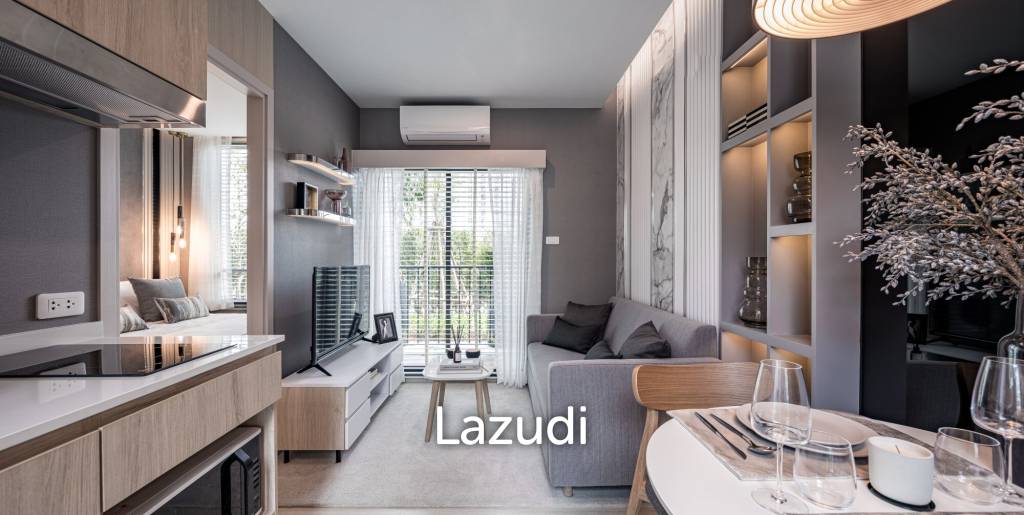 รูป คอนโดใหม่ 1 ห้องนอน 25.8 ตร.ม. ชั้น 22 ทำเลบางนา ศรีนครินทร์ - รูปที่ 7/10