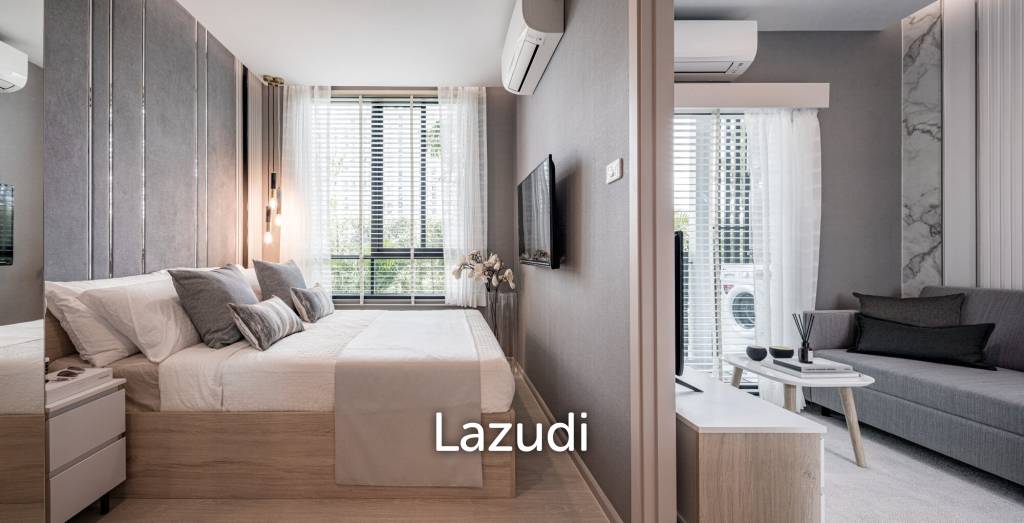 รูป คอนโดใหม่ 1 ห้องนอน 25.8 ตร.ม. ชั้น 22 ทำเลบางนา ศรีนครินทร์ - รูปที่ 9/10