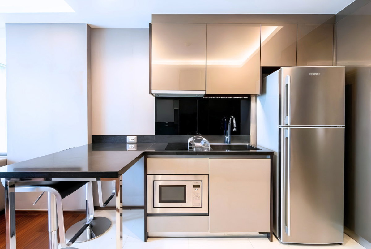 รูป 🔥 The Address Sukhumvit 61 ห้องใหญ่ 46 ตร.ม. ใกล้ BTS เอกมัย เพียง 30,000 บาท ✨ ทำเลเอกมัย–ทองหล่อ เงียบสงบ ใกล้สุขุมวิท พร้อมเข้าอยู่ 🏙️ - รูปที่ 3/7