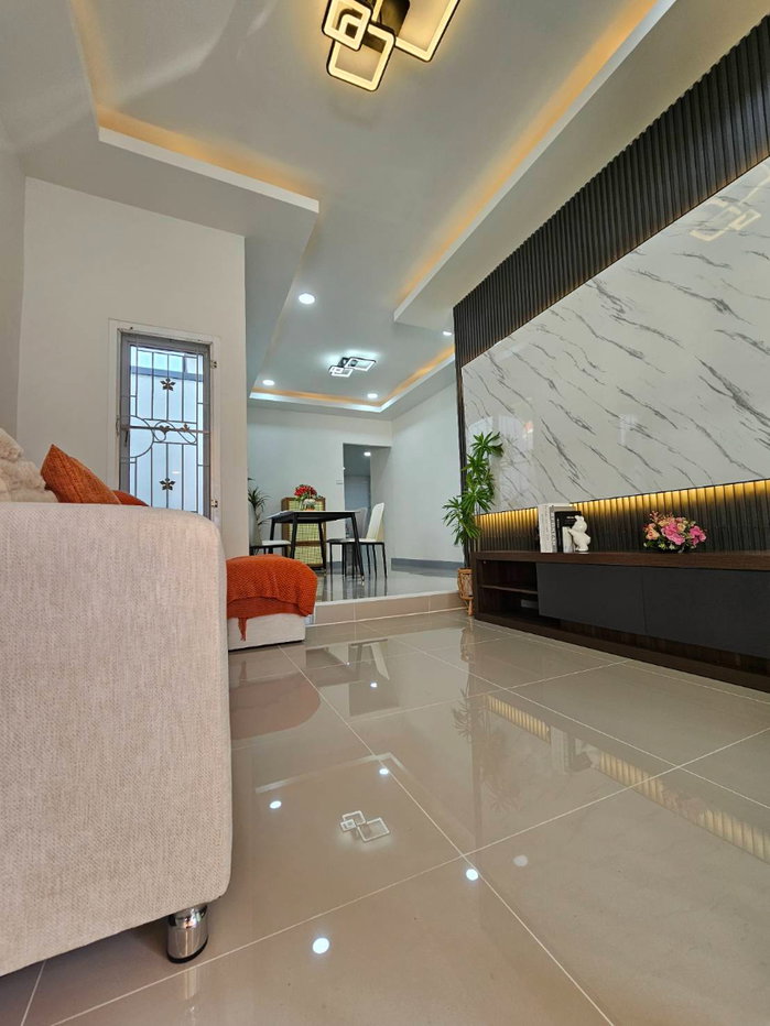 รูป บ้านเดี่ยวชั้นเดียว รีโนเวทใหม่ กว้างมากๆ หมู่บ้านนันทวัน10 ซอยเลียบวารี37 คู้ขวา หนองจอก บ้านสวย ทำเลดี เฟอร์นิเจอร์ครบพร้อมเข้าอยู่ - รูปที่ 4/22