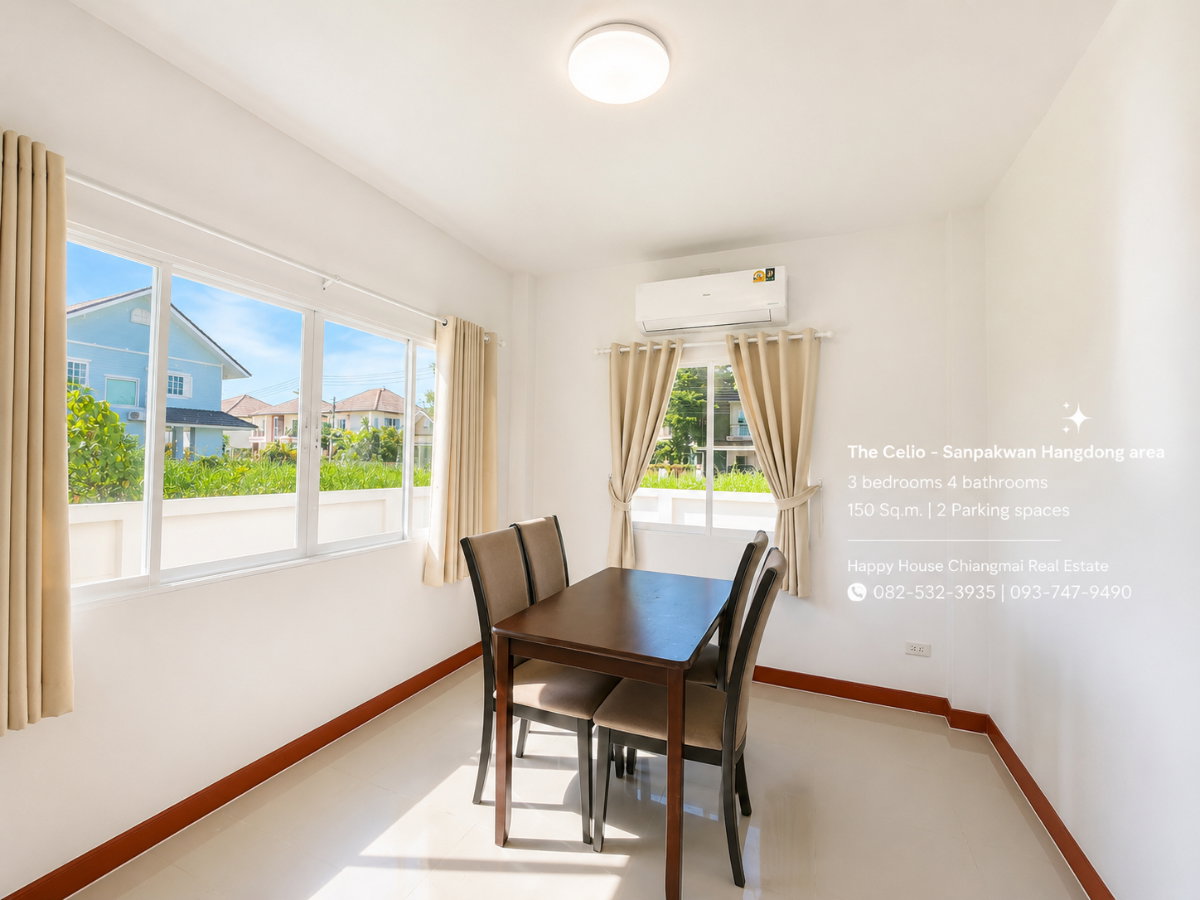 รูป ให้เช่า บ้านเดี่ยวในหมู่บ้าน เดอะ เซลิโอ (3 ห้องนอน) 082-532-3935 Apple - รูปที่ 4/19