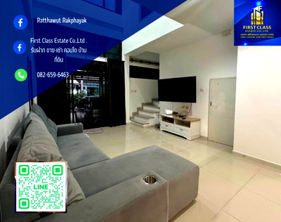 บ้านเดี่ยวให้เช่า : ⚡️Available Now⚡️ ⚡️Ready to Move in⚡️  Eco space Bangna village  ทาวน์โฮม 3 ชั้น เรียบวงแหวนกาญจนา✨