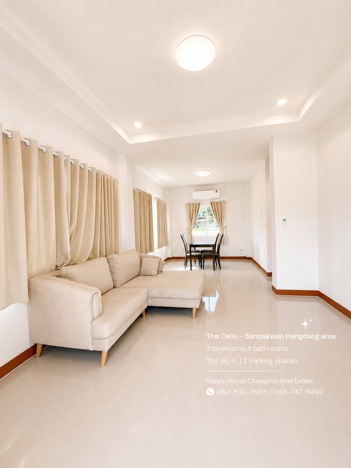 รูป ให้เช่า บ้านเดี่ยวในหมู่บ้าน เดอะ เซลิโอ (3 ห้องนอน) 082-532-3935 Apple - รูปที่ 5/19