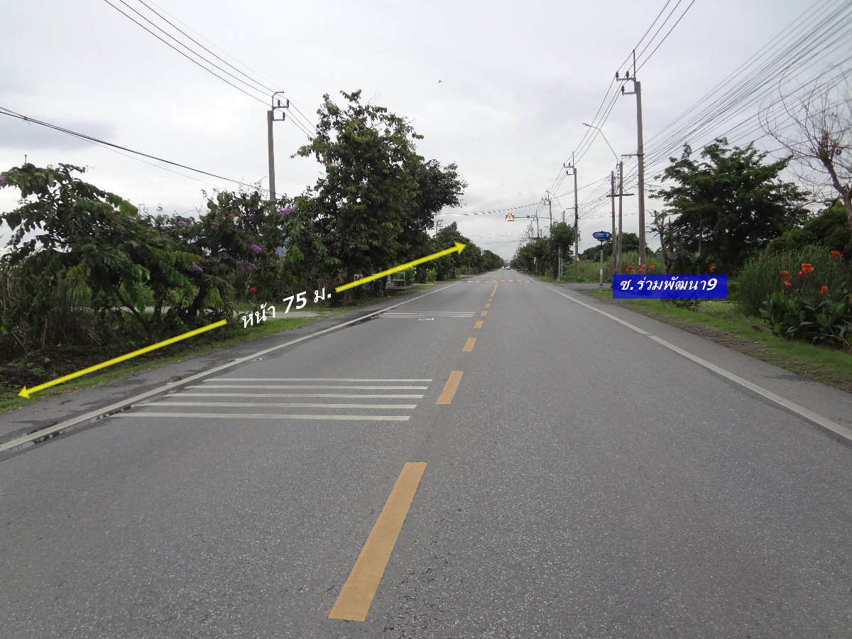 รูป ที่ดินติดถนนร่วมพัฒนา-สุวินทวงศ์ กม.43 หนองจอกพื้นที่7ไร่ ใก้ลขนส่งพื้นที่4 ออกถนนสุวินทวงศ์,หลวงแพ่งลาดกระบังได้เหมาะทำโกดัง,ปั๊ม,โครงการบ้านจัดสรร - รูปที่ 2/13