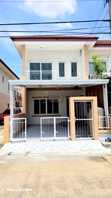 Townhouses for sale JAS green village - Kubon : For Sale Townhouse/Townhome  , Patagonia Safari - Lieb Khlong 2 , Bang Chan , Khlong Sam Wa , Bangkok , CX-163055 ✅ Live chat with us ADD LINE @connexproperty ✅