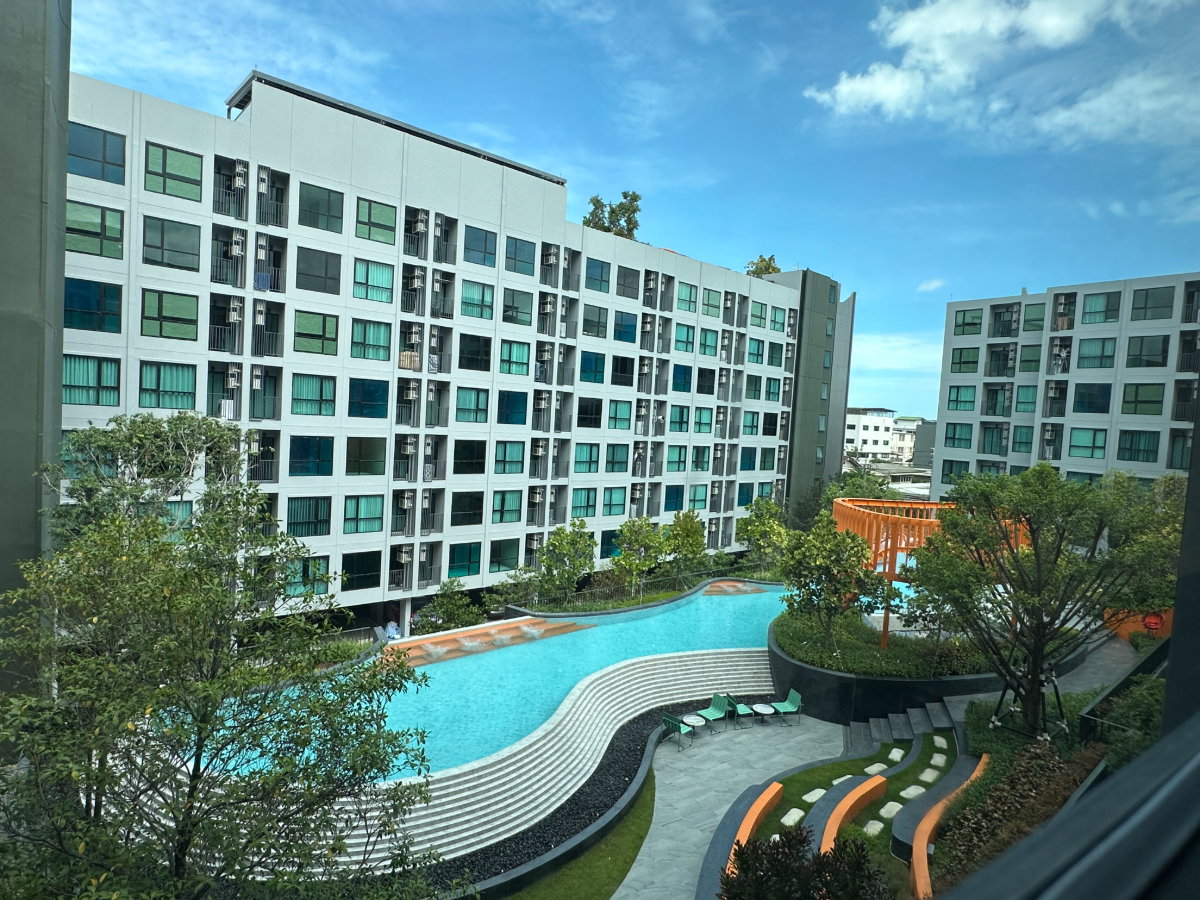 รูป 🌿 [ห้องมุม วิวสระ Premium Room] ปล่อยเช่า Kave Luminous Bangmod  (เคฟ ลูมินัส บางมด) - รูปที่ 4/36