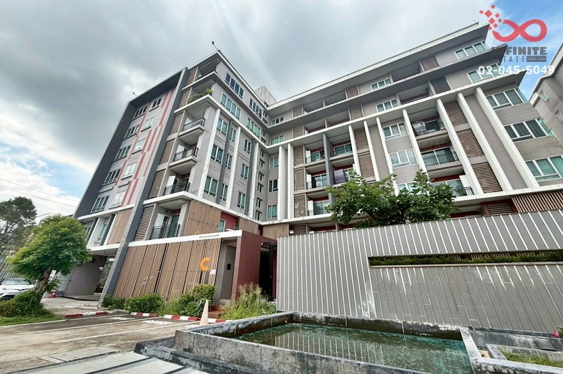รูป ขายคอนโด แชมเบอร์ส รามอินทรา 76.8 ตร.ม. ชั้น 7 ห้องมุม พร้อมอยู่ ถนนรัชดา–รามอินทรา ใกล้รถไฟฟ้าสายสีชมพู - รูปที่ 1/15