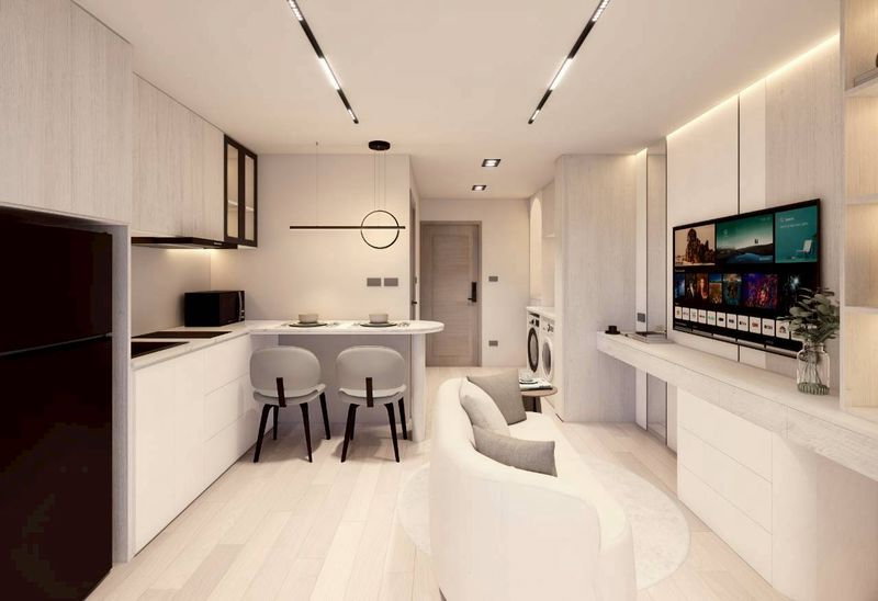 รูป ขาย Chomdoi Square เชียงใหม่ คอนโดห้องสวยสไตล์ **Modern Luxury** ออกแบบอย่างพิถีพิถันในโทนอบอุ่น CH-4 - รูปที่ 14/18