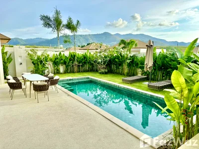 Houses for sale Thalang Phuket : 3 Bedroom 3 Bathroom Pool Villa for Sale in Trichada Azure 6561234