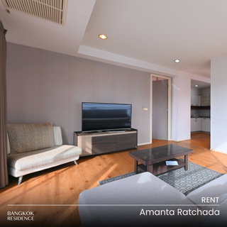 รูปภาพ เช่าคอนโด💚 Amanta Ratchada 2นอน 98ตร.ม. 35k ⭐ ยูนิตมุมสวย กว้างพิเศษ ใกล้ MRT ศูนย์วัฒนธรรมฯ