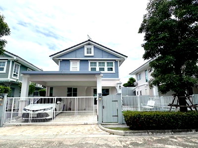Houses for rent Samut Prakarn : 💥CP-11370💥 For Rent: 2-story detached house in Chaiyapruek Bangna Km.7 project. 👉Add Line @primecondo