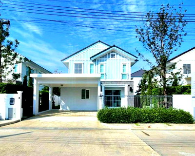 บ้านเดี่ยวให้เช่า : ให้เช่าบ้านเดี่ยว 2 ชั้น วิลลาจจิโอ 2 ศรีนครินทร์ - บางนา 3 ห้องนอน 3 ห้องน้ำ