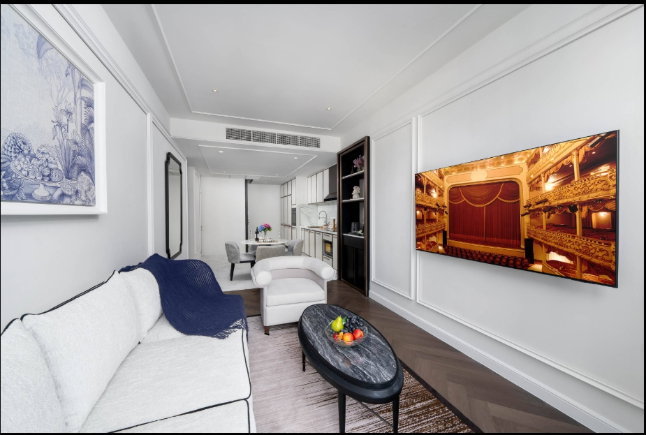 รูป 🔥ให้เช่าด่วน🔥LA CLEF Two - Bedroom Executive 88 ตร.ม. ใกล้ BTS ทองหล่อ 150 เมตร ห้องสวยพร้อมเข้าอยู่ - รูปที่ 3/11