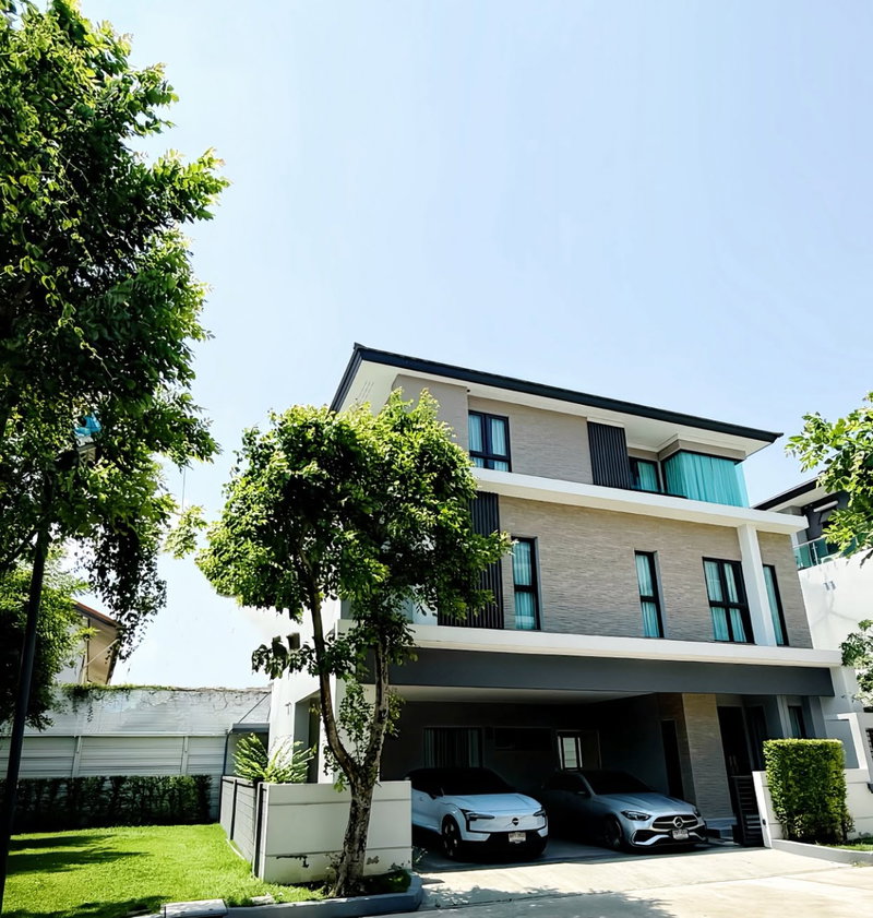 Houses for sale : For sale, 3-story detached house, The City Ekkamai-Lat Phrao. Ready to move in (H6919)