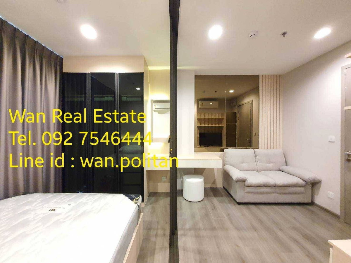 รูป ให้เช่า คอนโด The politan aqua ชั้น 40 ห้องมุม ตกแต่งบิลอินสวย ครบพร้อมอยู่ - รูปที่ 3/10