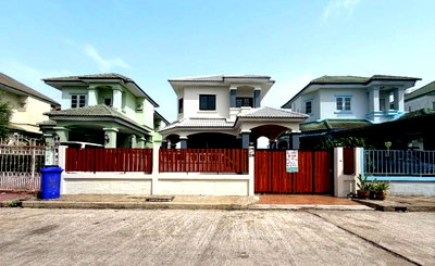 บ้านเดี่ยว รพ.กรุงไทย เวสเทิร์น : ขายบ้านเดี่ยว ม.เศรณี บ้านกล้วย ไทรน้อย แต่งใหม่ ขายถูก 2.69 ล้าน
