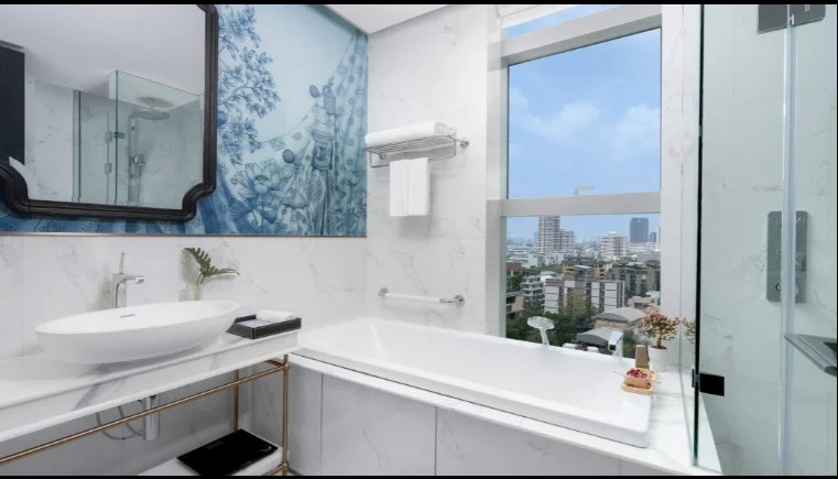 รูป 🔥ให้เช่าด่วน🔥LA CLEF Two - Bedroom Executive 88 ตร.ม. ใกล้ BTS ทองหล่อ 150 เมตร ห้องสวยพร้อมเข้าอยู่ - รูปที่ 4/11