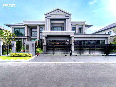 บ้านเดี่ยว ถนนราษฎร์บูรณะ : ขายบ้านหรู (หลังตัวอย่าง) Grand Bangkok Boulevard สุขสวัสดิ์ - พระราม 3 , 5 นอน 6 น้ำ , 5 ที่จอดรถ พร้อมสระว่ายน้ำ และ โรงจอดรถซุปเปอร์คาร์